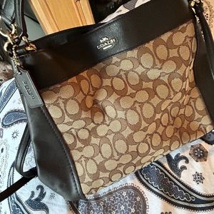 Brown authentic coach purse